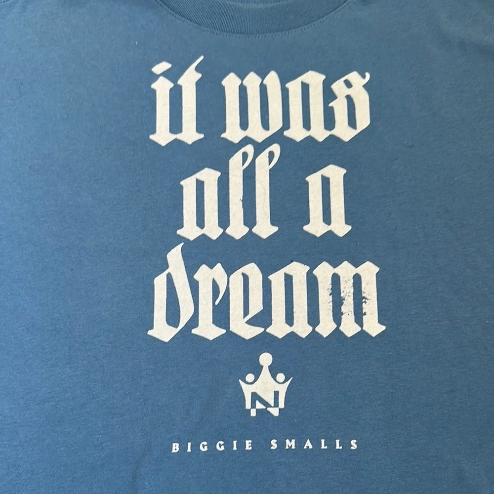 Gap It was all a Dream Teen Blue Kids T-Shirt size Large 10/12